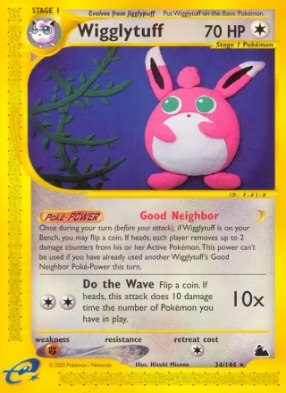 Wigglytuff #34 · Skyridge Pokémon card
