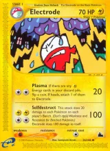 Electrode · Skyridge Pokémon card
