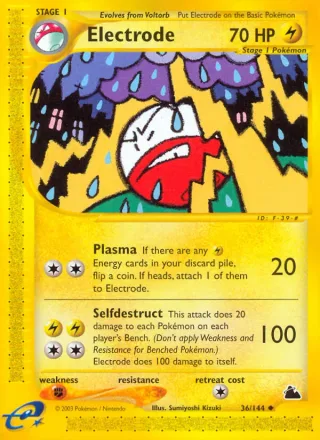 Electrode #36 · Skyridge Pokémon card