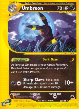 Umbreon #32 · Skyridge Pokémon card