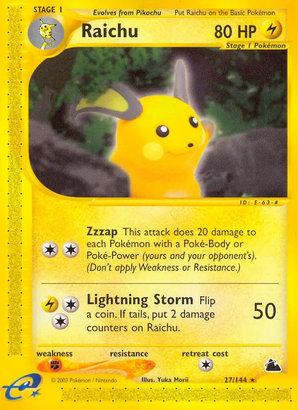Raichu full card art