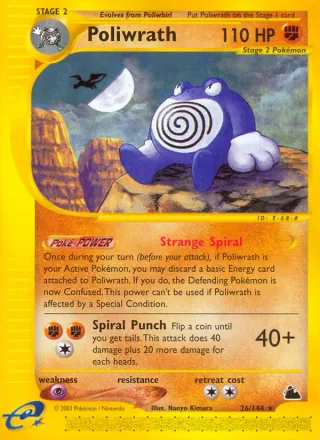 Poliwrath #26 · Skyridge Pokémon card