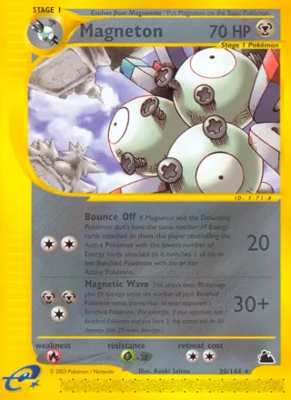 Magneton #20 · Skyridge Pokémon card