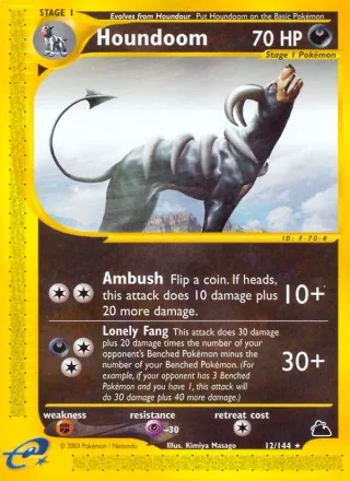 Houndoom #12 · Skyridge Pokémon card