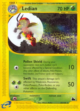 Ledian #15 · Skyridge Pokémon card