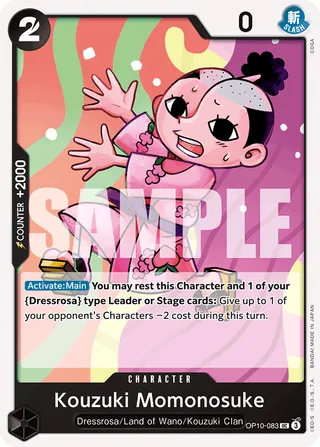 Kouzuki Momonosuke #OP10-083 · Royal Blood One Piece card