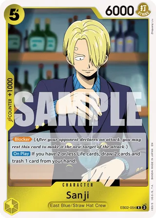 Sanji #EB02-054 · Extra Booster: Anime 25th Collection One Piece card