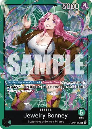 Jewelry Bonney #OP07-019 · ST-24: Starter Deck 24 GREEN Jewelry Bonney One Piece card