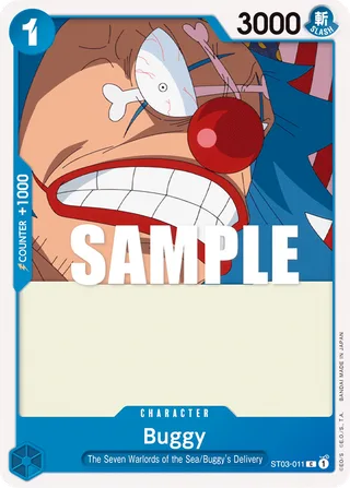 Buggy #ST03-011 · ST-03: Starter Deck 3 The Seven Warlords of The Sea One Piece card