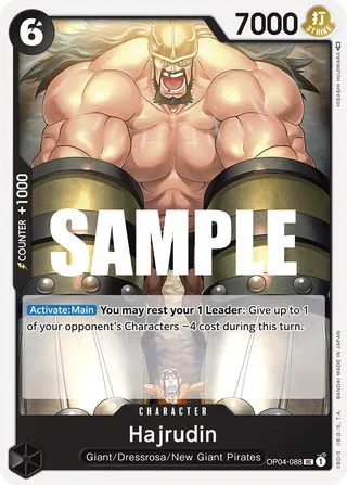 Hajrudin #OP04-088 · Kingdoms of Intrigue Pre-Release Cards One Piece card
