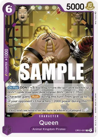 Queen #OP01-097 · Romance Dawn One Piece card
