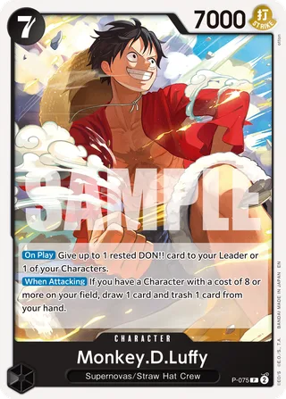 Monkey.D.Luffy (Premium Card Collection -Best Selection Vol. 3-) #P-075-premium-card-collection-best-selection-vol-3 · One Piece Promotion Cards One Piece card