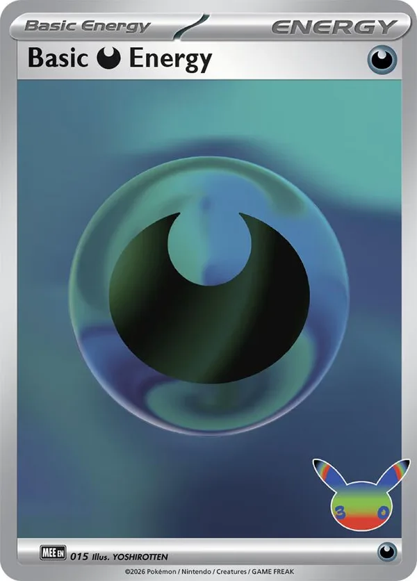 Basic Darkness Energy - 015 (30th Celebration) full card art