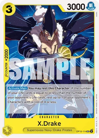 X.Drake #OP10-114 · Royal Blood One Piece card