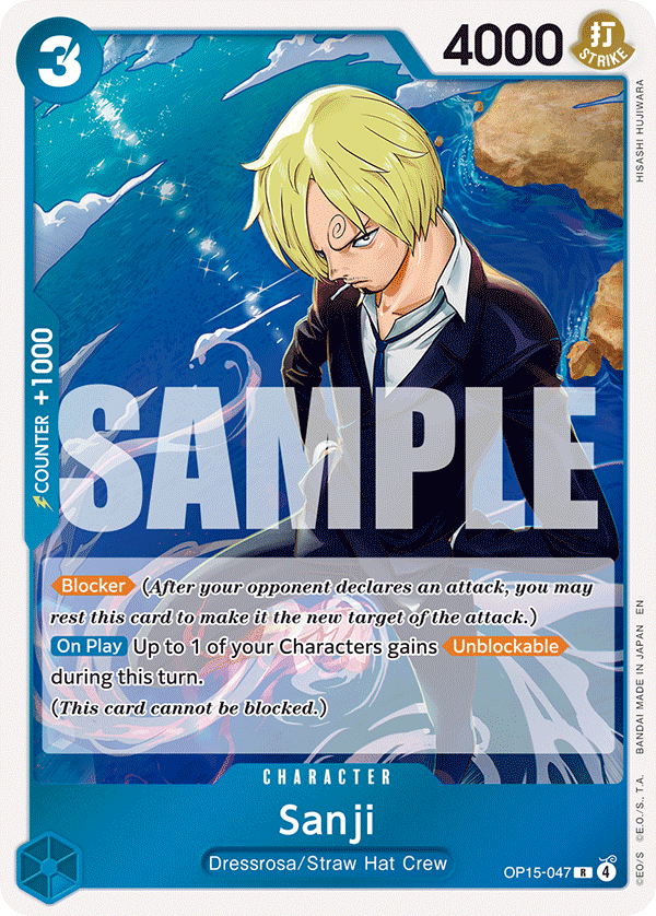 Sanji full card art