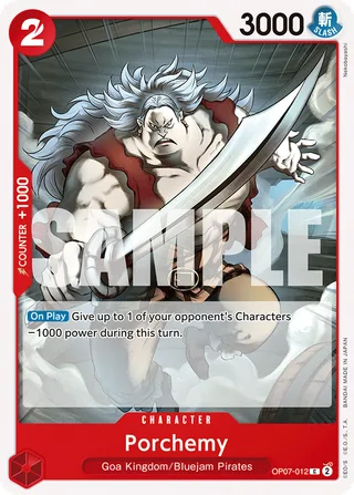 Porchemy #OP07-012 · 500 Years in the Future Pre-Release Cards One Piece card