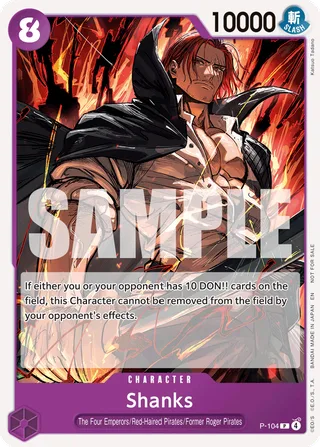 Shanks (Store Tournament 2025 Vol. 4) #P-104-store-tournament-2025-vol-4 · One Piece Promotion Cards One Piece card