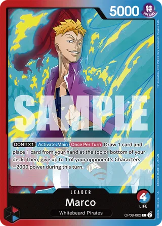 Marco #OP08-002 · Two Legends One Piece card