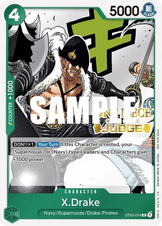 X.Drake (Judge Pack Vol. 2) #ST02-014-judge-pack-vol-2 · One Piece Promotion Cards One Piece card