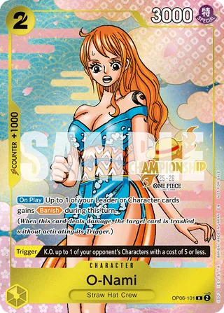 O-Nami (CS 25-26 Event Pack) #OP06-101-cs-25-26-event-pack · One Piece Promotion Cards One Piece card