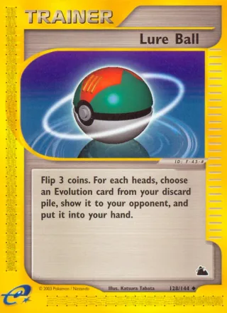 Lure Ball #128 · Skyridge Pokémon card