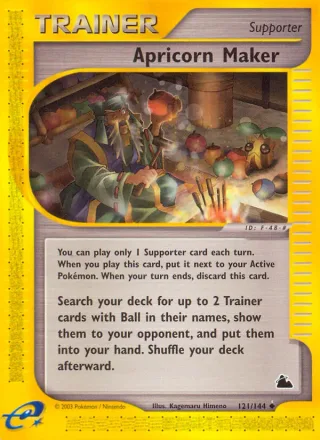 Apricorn Maker #121 · Skyridge Pokémon card