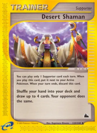 Desert Shaman #123 · Skyridge Pokémon card