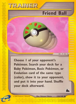 Friend Ball #126 · Skyridge Pokémon card