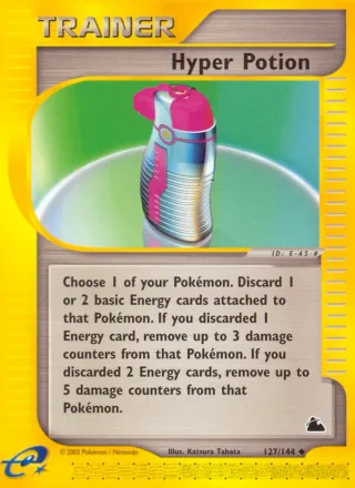 Hyper Potion #127 · Skyridge Pokémon card