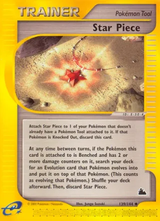 Star Piece #139 · Skyridge Pokémon card