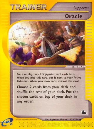 Oracle #138 · Skyridge Pokémon card