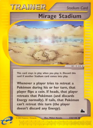 Mirage Stadium #132 · Skyridge Pokémon card