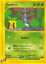 Sunkern · Skyridge Pokémon card