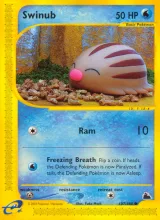 Swinub · Skyridge Pokémon card