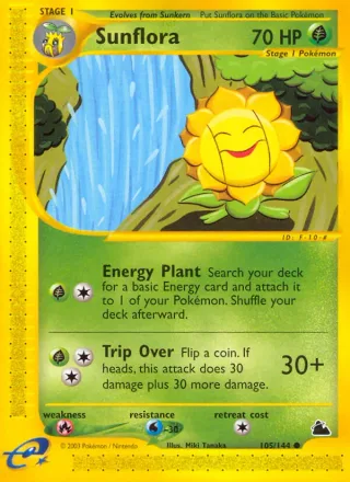 Sunflora #105 · Skyridge Pokémon card