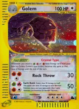 Golem · Skyridge Pokémon card