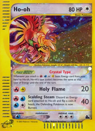 Ho-oh #149 · Skyridge Pokémon card