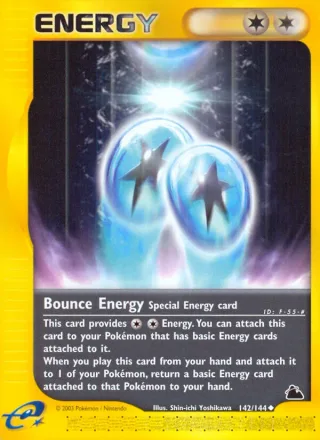 Bounce Energy #142 · Skyridge Pokémon card