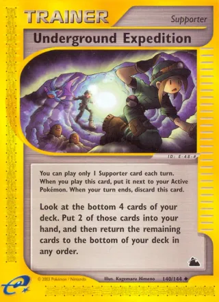 Underground Expedition #140 · Skyridge Pokémon card