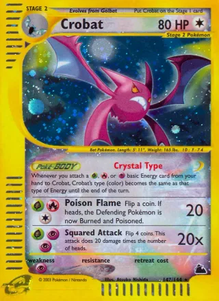 Crobat #147 · Skyridge Pokémon card