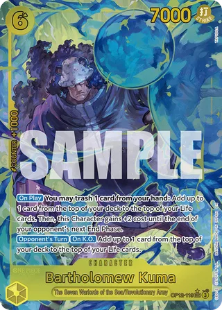 Bartholomew Kuma (Alternate Art) #OP12-119-alternate-art · Legacy of the Master One Piece card