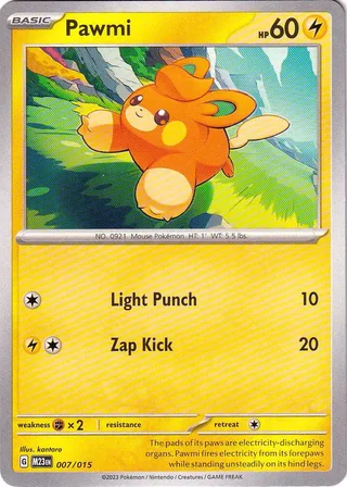 Pawmi #7 · McDonald's Collection 2023 Pokémon card