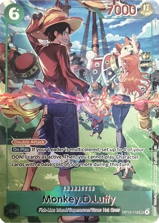 Monkey.D.Luffy (English Version 3rd Anniversary Set) #OP13-118-english-version-3rd-anniversary-set · One Piece Promotion Cards One Piece card