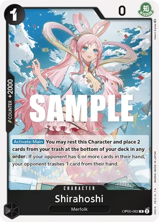 Shirahoshi #OP05-082 · Awakening of the New Era One Piece card