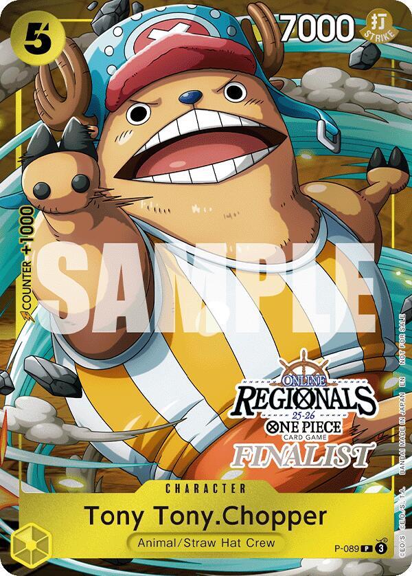 Tony Tony.Chopper (Online Regional Finalist Card Set 2025 Vol.2) full card art