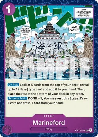 Marineford #OP16-078 · The Time of Battle Release Event Cards One Piece card