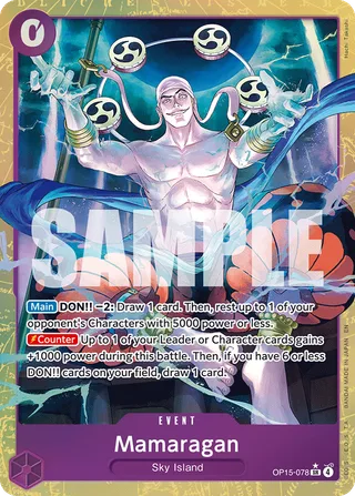 Mamaragan (Alternate Art) #OP15-078-alternate-art · Adventure on Kami's Island One Piece card