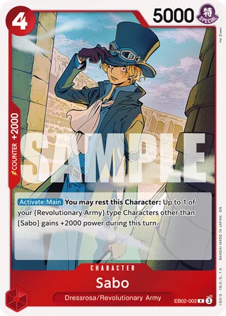 Sabo #EB02-002 · Extra Booster: Anime 25th Collection One Piece card
