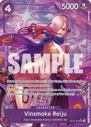 Vinsmoke Reiju (Alternate Art) #OP12-063-alternate-art · Legacy of the Master One Piece card
