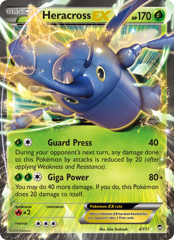 Heracross EX full card art